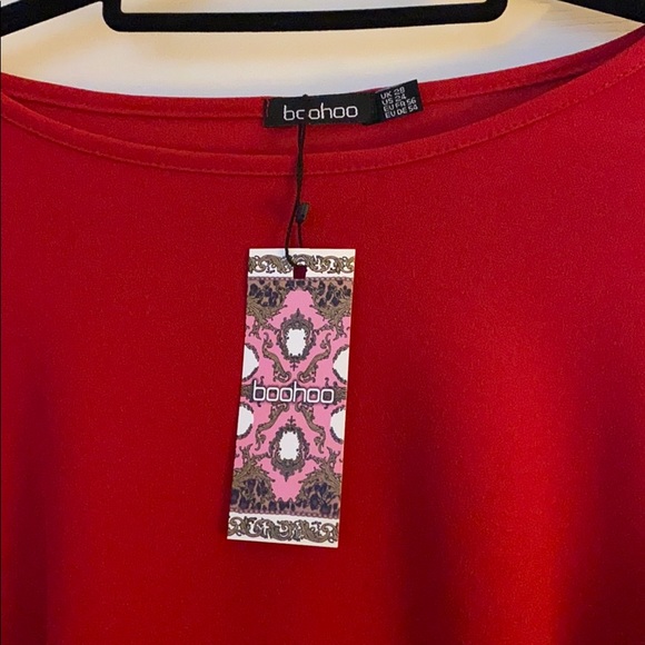 Red Wrap Dress - Picture 5 of 5